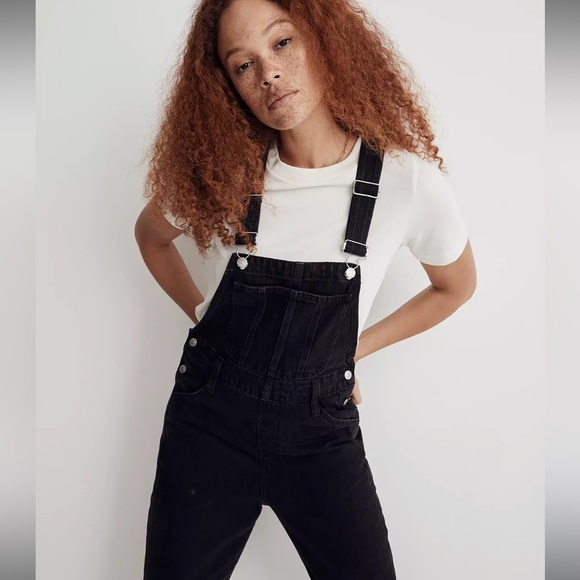 NWT Madewell Straight-leg Overalls in Lunar Wash - Picture 2 of 6